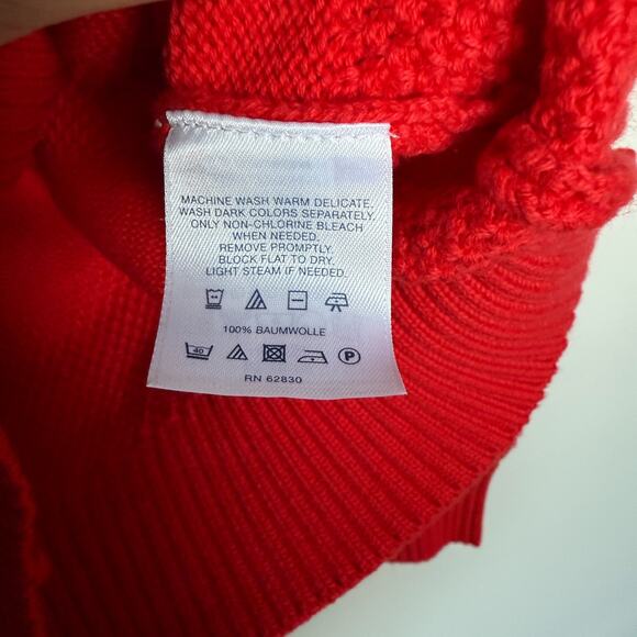 Lands End Drifter Mens Sweater Medium 38-40 Blue Red Crewneck Preppy Bundle Lot - Picture 9 of 11